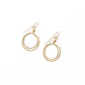 Zomi Circles of Unity Earrings in Gold