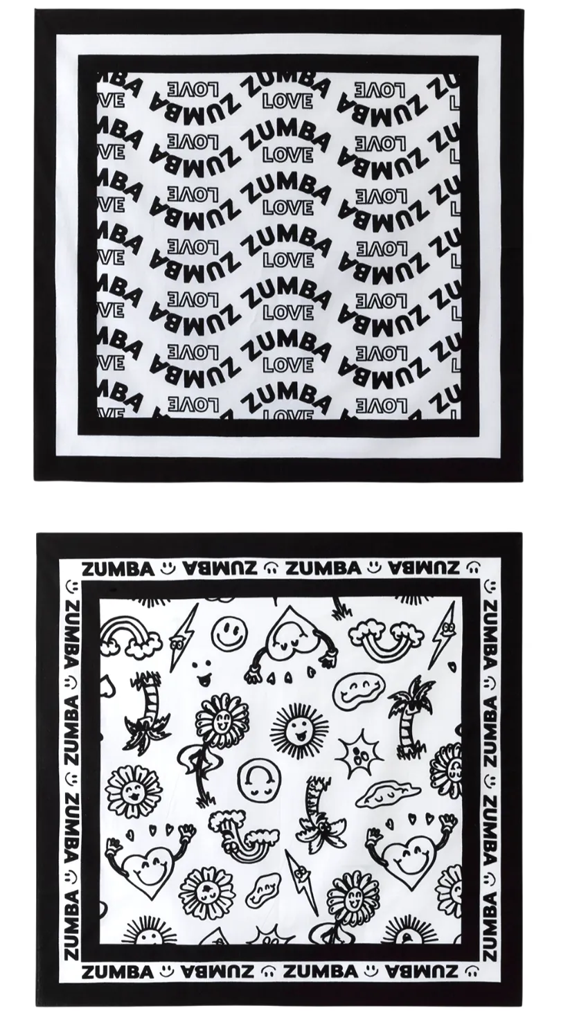 Zumba Happy Bandanas 2PK